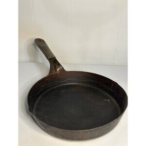 VTG National #90 Metal Skillet Frying Pan 17.75" Rustic Farmhouse Kitchen Decor